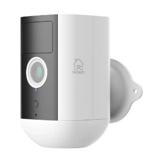 Mrežna nadzorna kamera DELTACO SH-IPC09, WiFi, baterijska, vanjska, IP54, 2MP, bijela