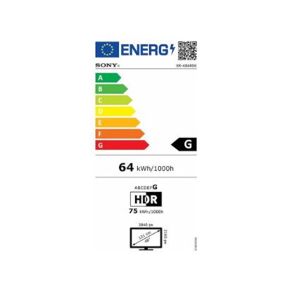 OLED TV 48" SONY XR48A90KAEP, Google TV, UHD 4K, DVB-T2/C/S2, HDMI, WI-FI, USB - energetski razred G