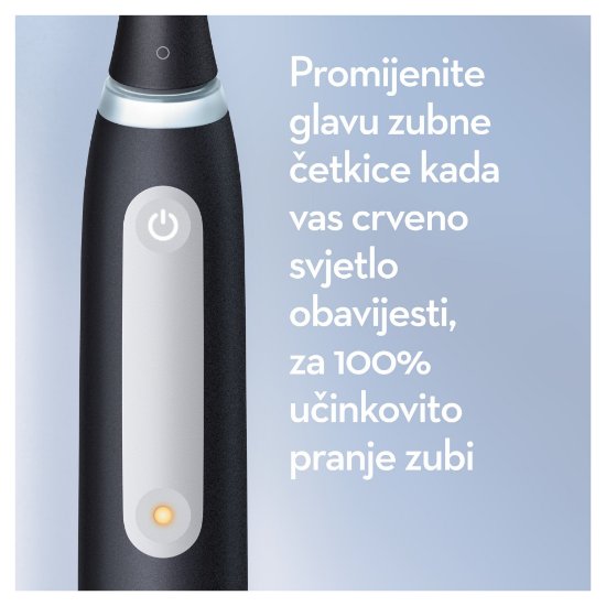 Električna četkica za zube ORAL-B iO4, Duopack, crna i bijela