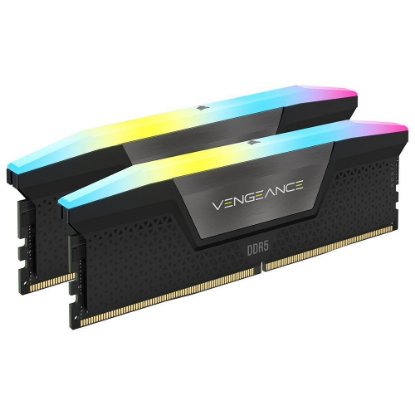 Memorija PC5-44800, 32GB, CORSAIR CMH32GX5M2B5600Z40 Vengeance RGB, DDR5 5600MHz, kit 2x16GB