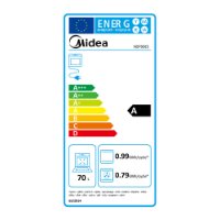 Ugradbena pećnica MIDEA N5P90E5, piroliza, 70 l, energetski razred A, crna