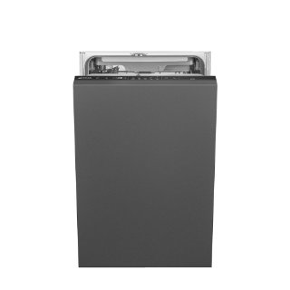 Ugradbena perilica posuđa SMEG ST4523IN, uska, 45 cm, 10 kompleta, Aqua Stop, energetski razred E, crna