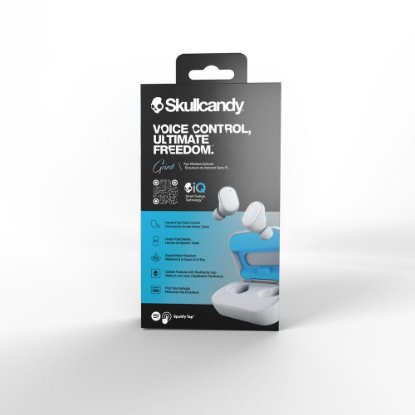 Slušalice SKULLCANDY GRIND TRUE WIRELESS IN-EAR, bežične, BT, in-ear, mikrofon, bijele