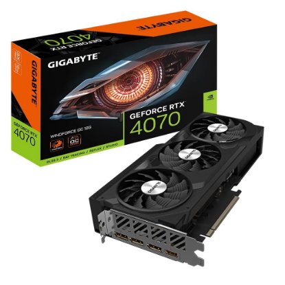 Grafička kartica GIGABYTE GeForce RTX 4070 Windforce 3X OC V2, 12GB GDDR6X