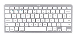 Tipkovnica TRUST Basics, bluetooth, US layout, srebrna