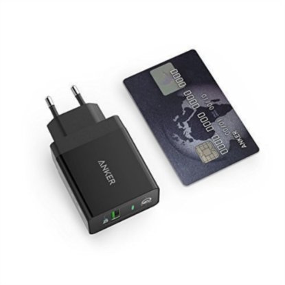 Kućni punjač ANKER PowerPort+ A2013L11, QC 3.0 18W, USB, crni