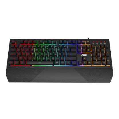 Tipkovnica AOC GK200, membranska, RGB, US layout, USB