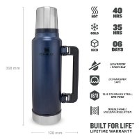 Boca STANLEY Classic Legendary Bottle, 1.4l, tamno plava