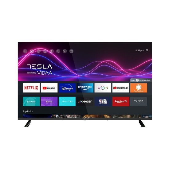 LED TV 55" TESLA 55M325BUS, Smart TV, 4K UHD, DVB-T2/C/S/S2, Wi-Fi, BT, USB, HDMI, LAN, energetski razred F