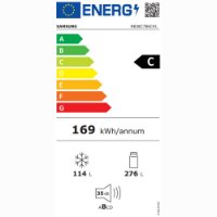 Hladnjak SAMSUNG RB38C7B6C41/EF, kombinirani, 203cm, 276/114l, No Frost, SpaceMax, energetski razred C, plavi