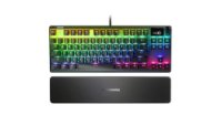 Tipkovnica STEELSERIES Apex 7 TKL, RGB, mehanička, Blue switch, US layout, USB, crna