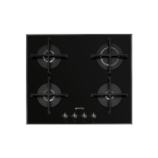 Ugradbena ploča SMEG PV164B3, plinska, 60 cm, 4 plamenika, staklena, crna