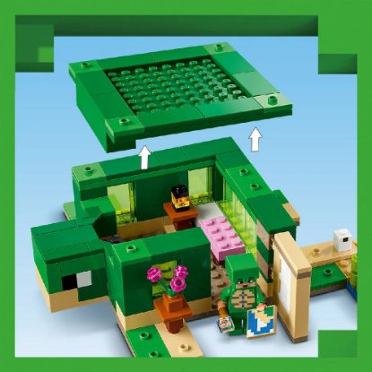 LEGO MINECRAFT Kornjačina kuća na plaži