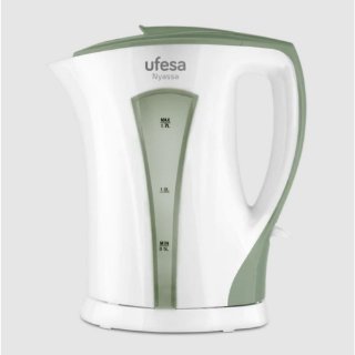 Kuhalo za vodu UFESA Nyasa, 2200 W, 1,7 l, bijelo-zeleno