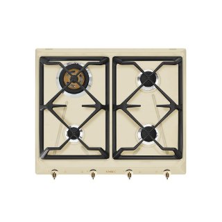 Ugradbena ploča SMEG SRV864POGH, plinska, 60 cm, 4 plamenika, krem