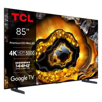 Mini-LED TV 85" TCL 85X955, Google TV, 4K UHD, 144Hz, DVB-T2/C/S2, HDMI, Wi-Fi, BT, USB, LAN - energetski razred G