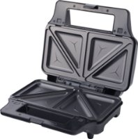 Toster TESLA MG201BX, preklopni, grill, 1000 W, 220 C, crni-inox