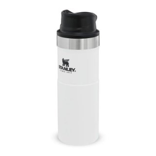 Šalica STANLEY Classic Trigger-Action Travel Mug, 0.47l, bijela
