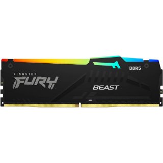 Memorija PC-44800, 8GB, KINGSTON Fury Beast RGB KF556C40BBA-8, XMP, DDR5 5600MHz
