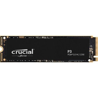 SSD 500GB CRUCIAL P3, PCIe Gen 3 NVMe M.2, 2280, 3500/1900 MB/s