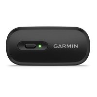 Heart rate monitor GARMIN HRM 200, M-XL, crni