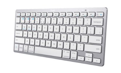 Tipkovnica TRUST Basics, bluetooth, US layout, srebrna