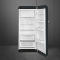 Hladnjak SMEG FAB28RDBLV5, retro, kombinirani, 153 cm, 244/26 l, energetski razred D, crni