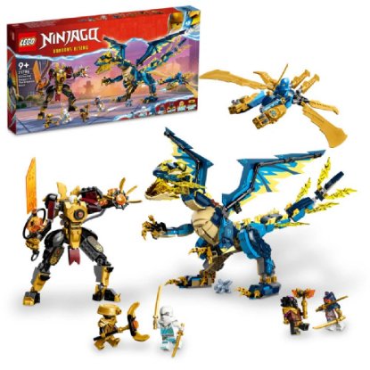 LEGO NINJAGO Elementarni zmaj protiv caričina robota