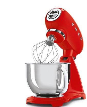 Kuhinjski robot SMEG SMF03RDEU, 800 W, 4,8 l , crvena