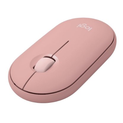 Miš LOGITECH M350s Pebble 2, optički, BT, rozi + T-Shirt