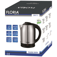 Kuhalo za vodu FLORIA ZLN2751, 1500 W, 2 l, inox