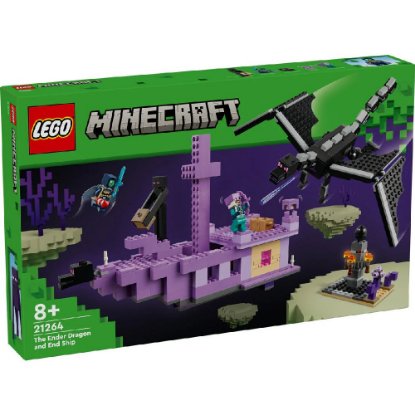 LEGO MINECRAFT Enderski zmaj i brod