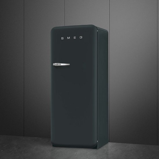Hladnjak SMEG FAB28RDBLV5, retro, kombinirani, 153 cm, 244/26 l, energetski razred D, crni