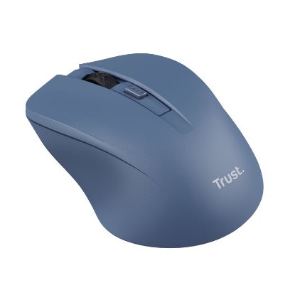 Miš TRUST Mydo Silent, optički, bežični, 1800dpi, plavi