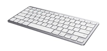 Tipkovnica TRUST Basics, bluetooth, US layout, srebrna
