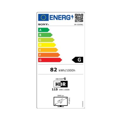 LED TV 55" SONY Bravia XR55X90LAEP, Google TV, UHD 4K, DVB-T2/C/S2, HDMI, WI-FI, USB - energetski razred G