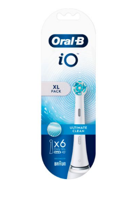 Zamjenska glava za četkice za zube ORAL- B Action 6CT, bijela