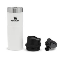 Šalica STANLEY Classic Trigger-Action Travel Mug, 0.47l, bijela