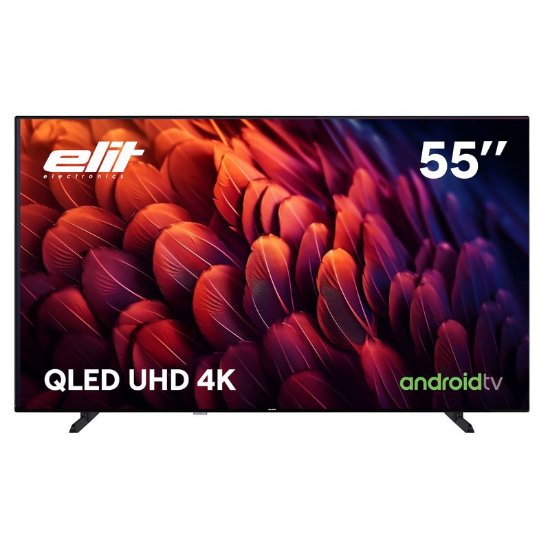 QLED TV 55" ELIT QA-5524UHDTS2, 4K UHD, Android Smart TV, DVB-T2/C/S2, HDMI, USB, Wi-Fi, Bluetooth, LAN, energetski razred E