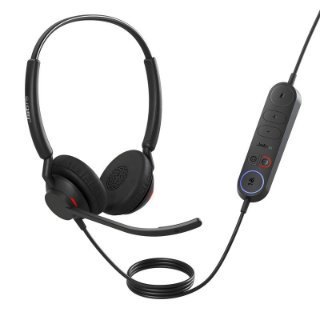 Slušalice JABRA Engage 40 MS, Inline Link, on-ear, Stereo, USB-C, crne
