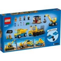 LEGO CITY Građevinski kamioni i kran s kuglom za rušenje