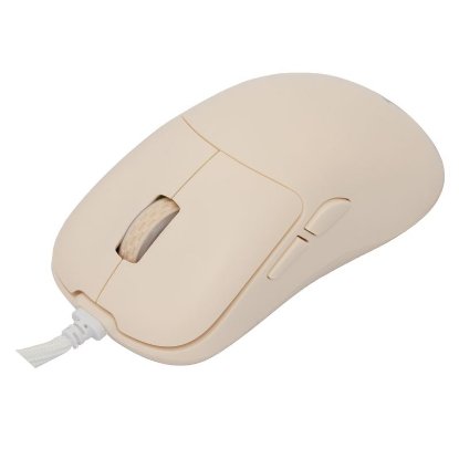 Miš WHITE SHARK Graphene, optički, 12400dpi, bež