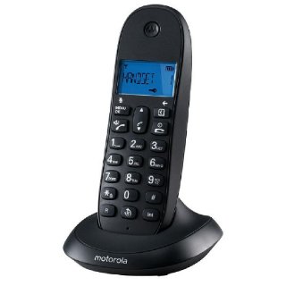 Telefon MOTOROLA C1001LB+, bežični, crni