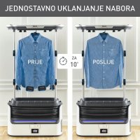 Uređaj za samoglačanje na paru TEFAL YT4050E1, automatski, 1800W, 1L, bijeli