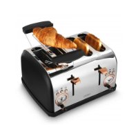 Toster LAUBEN 1500BC, 1500W, 4 utora, srebrni