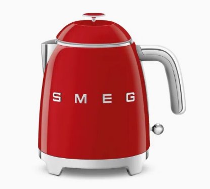 Kuhalo za vodu SMEG KLF05RDEU, 1400 W, 0,8 l, crvena