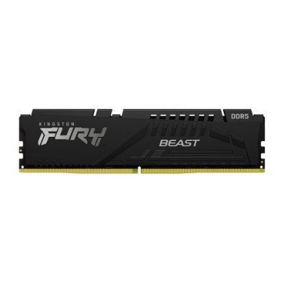 Memorija PC-41600, 16GB, KINGSTON Fury Beast Black KF552C40BBK2-16, XMP, DDR5 5200MHz, 2x8GB