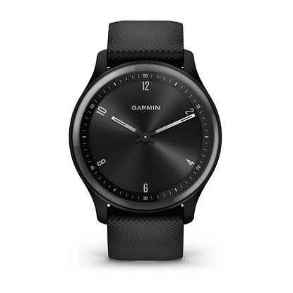 Pametni sat GARMIN Vivomove Sport, HR, GPS, multisport, crni/crni remen