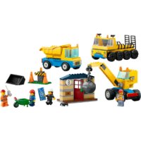 LEGO CITY Građevinski kamioni i kran s kuglom za rušenje