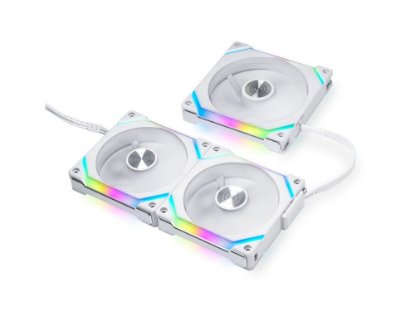 Ventilator LIAN LI Uni Fan SL120 V2 RGB PWM, 120mm, bijeli, 3 ventilatora, kontroler